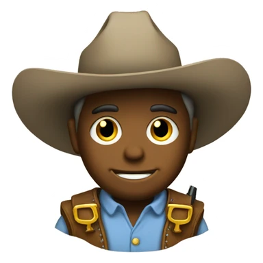 Cowboy smiley with guns  sticker