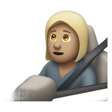 Crying in the car sticker