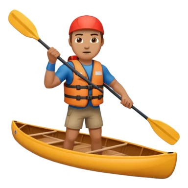 canoeist sticker