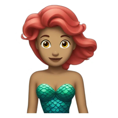 Little mermaid sticker