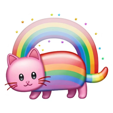heart nyan cat sticker