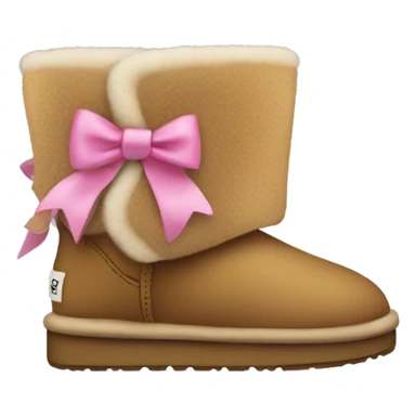 Uggs with bows on the back sticker