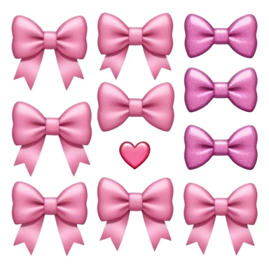 Cute coquette stickers bows, aesthetic girly stickers sticker