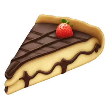 Chocolate crepe sticker