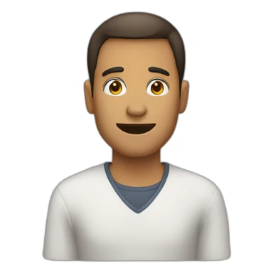 A man who loves the letter N sticker