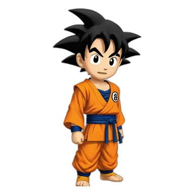 Kid Goku blink sticker