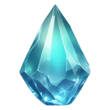 Shiny sparkly glass crystal shard sticker