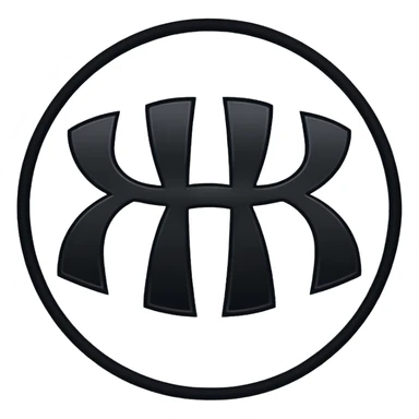 Under armour black logo sticker
