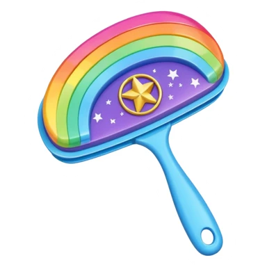 horoscope-style hairbrush 
 sticker