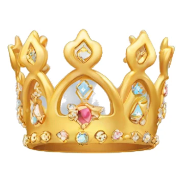 couronne bijoux sticker