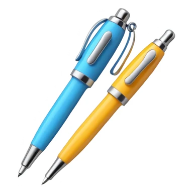 Cute pen sticker