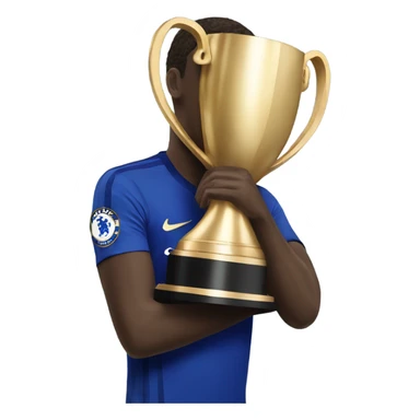 Chelsea winning trophy sticker