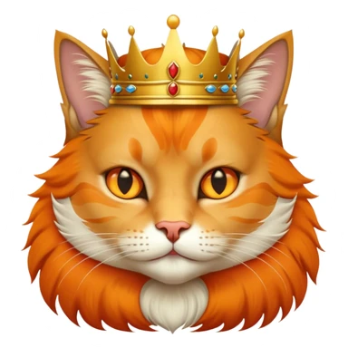 King cat sticker