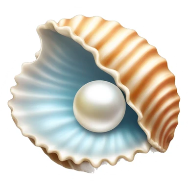 OpenSea shell with pearl sticker