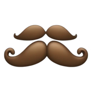 moustache carré brin sticker