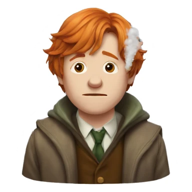 Ron Weasley herb smoking sticker
