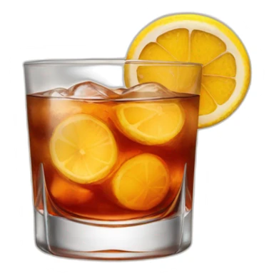 old fashioned cocktail sticker