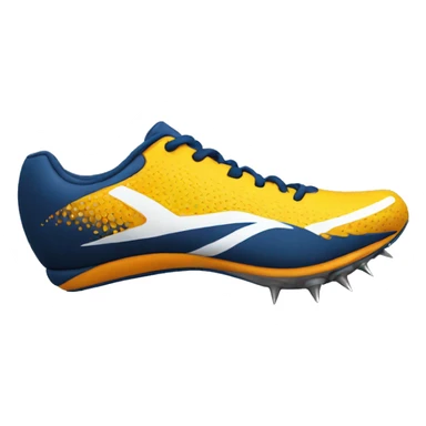 Track spikes  sticker