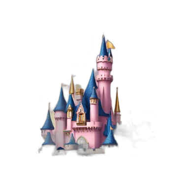 Sleeping  beauty castle sticker