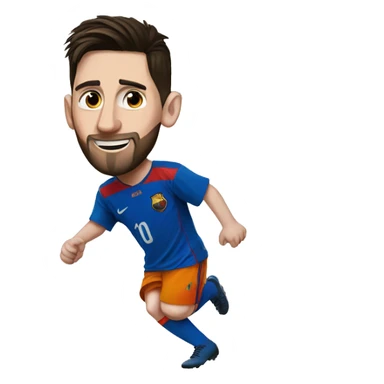 Messi holds the Armenian flag sticker