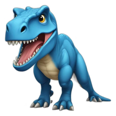 tyrannosaurus-blue-gang sticker