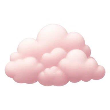 Soft pink cloud aesthetic  sticker