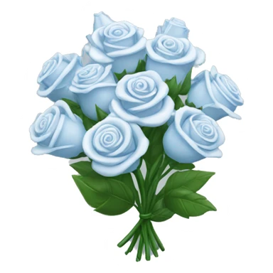 crystal roses bouquet  sticker