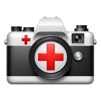 camera film strip with red cross written on it using sharpie sticker