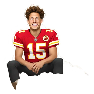 poop patrick mahomes sticker