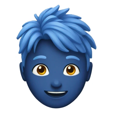 indigo heart sticker