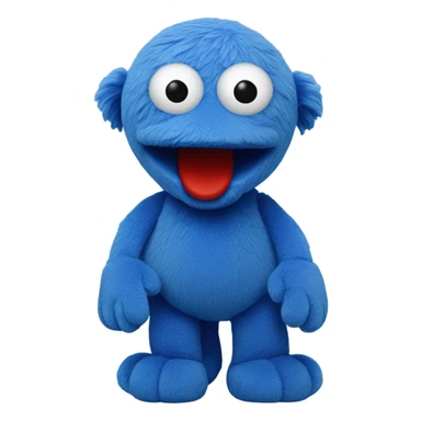 Blue Elmo  sticker