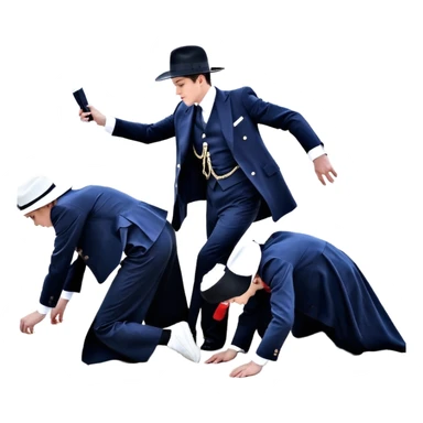 пингвин с цепью sticker