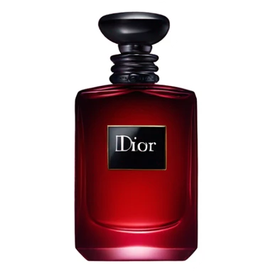 Dark red Dior parfum  sticker