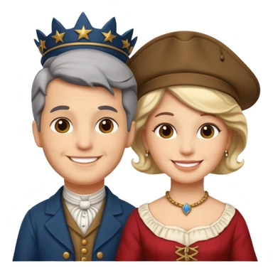 Liberty and Franklin  sticker