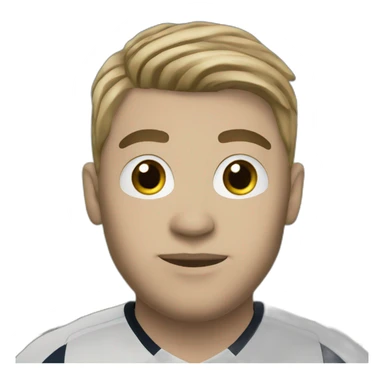 Goalkeeper,white skin color, hair black, psg sticker