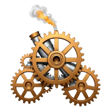 A cog smoking a cigarette sticker