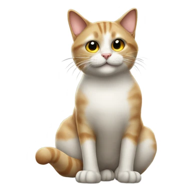 Cat mooning the camera sticker