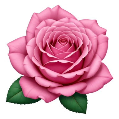 Polaroid photo of a pink rose  sticker