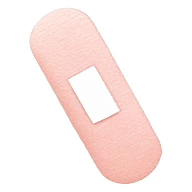 Pale pink bandaid  sticker