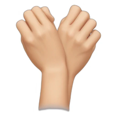 two hands cracking their knuckles sticker