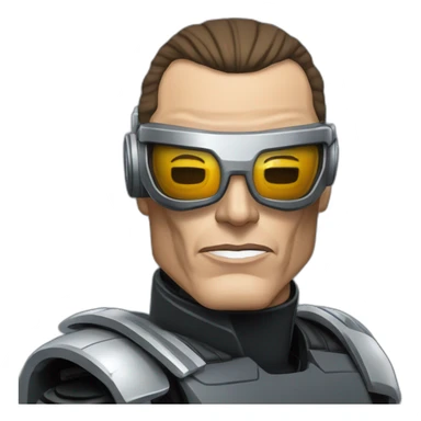 Jean Claude Vandamme as robocop sticker