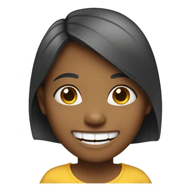 smile braces girl sticker