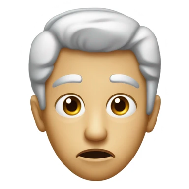 annoyed face sticker