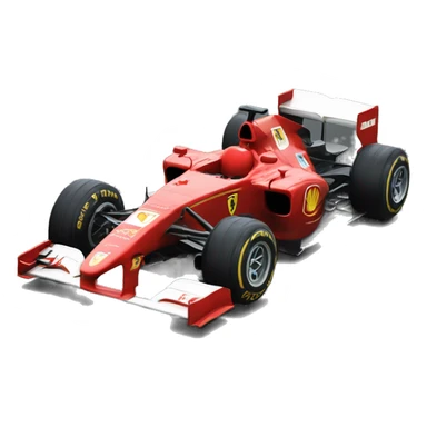 Ferrari formula 1 car sticker