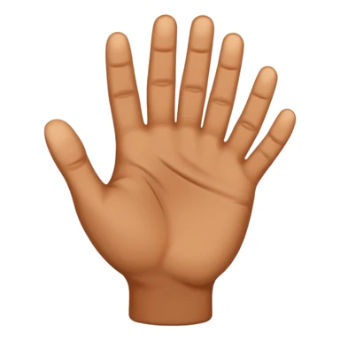 Hand touching at angle sticker