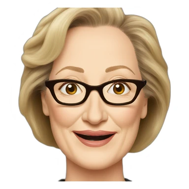 Meryl Streep sticker