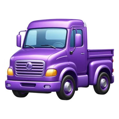 purple truck sticker