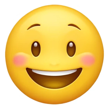 create a yellow emoji that is a combination of a fake smile sticker