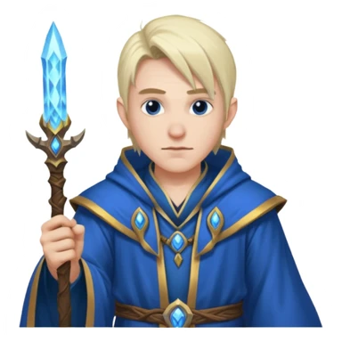 Male Mage World of Warcraft sticker
