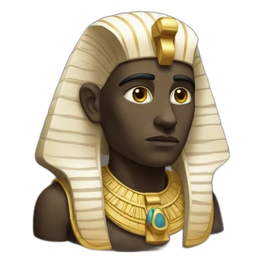 sad egypt god sticker